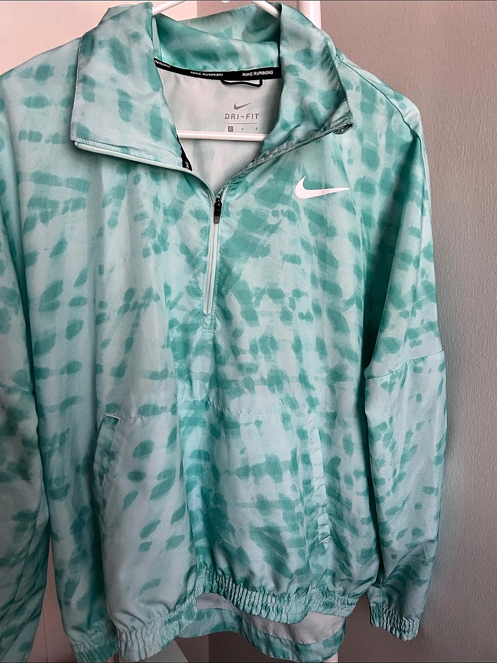 Nike Dri-FIT Nike Running jacket Running Jacket Tie-Dye Green & White Large